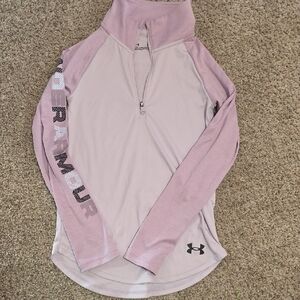 Under Armour Women's Light Purple Long Sleeve Tee
